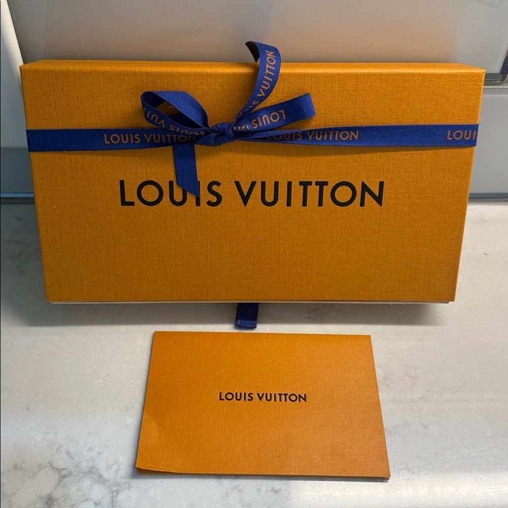 Louis Vuitton Box 9.5x5.25x2 With Ribbon and Receipt Envelope